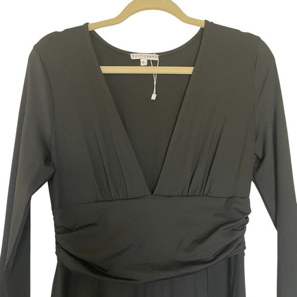 New Baltic Born Arianna Black Maxi Dress Women’s  Size Large 12 14 Formal Gala - Picture 6 of 9